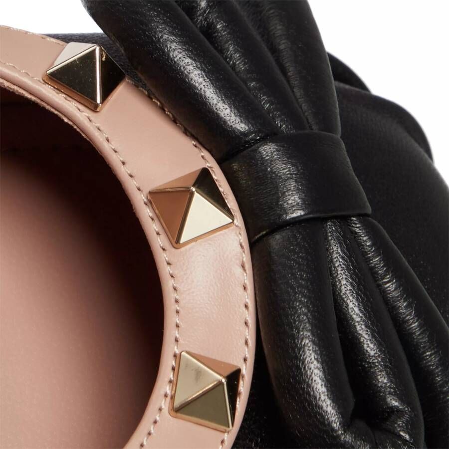 Valentino Garavani Loafers Ballerina Rockstud in zwart