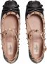 Valentino Garavani Loafers Ballerina Rockstud in zwart - Thumbnail 3