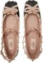 Valentino Garavani Loafers Ballerina Rockstud in zwart - Thumbnail 3