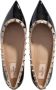 Valentino Garavani Loafers Ballerina Rockstud in zwart - Thumbnail 2