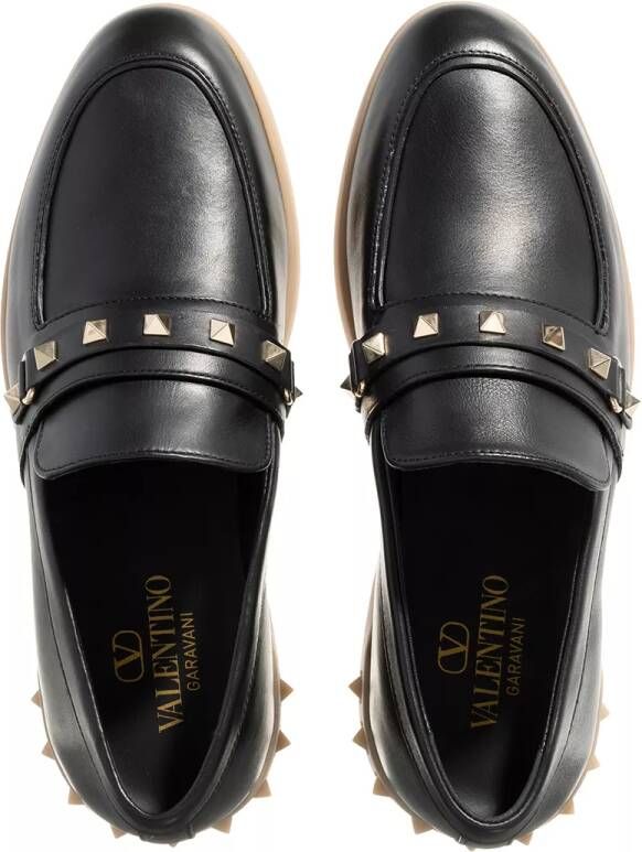 Valentino Garavani Loafers Loafer Leisure Flowa in zwart