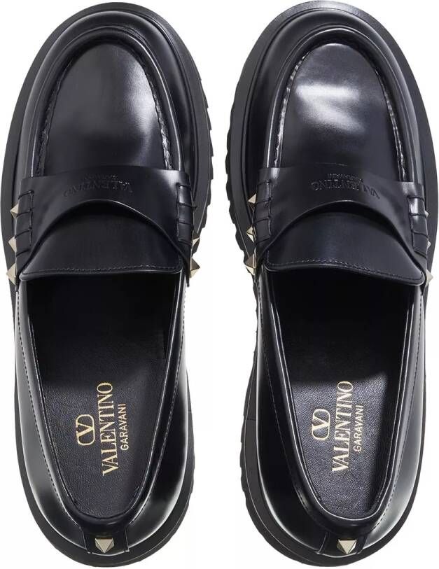 Valentino Garavani Loafers Loafer Rockstud in zwart