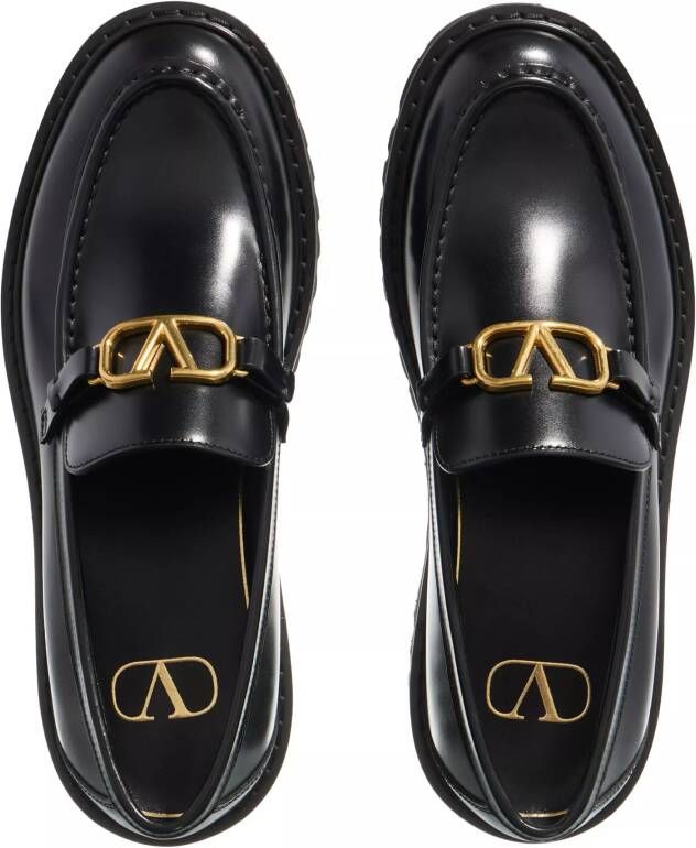 Valentino Garavani Loafers Loafer Vlogo Signature in zwart