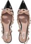 Valentino Garavani Loafers Rockstud Bow T.05 Ballerina in zwart - Thumbnail 3