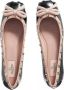 Valentino Garavani Loafers & ballerina schoenen Rockstud Round Toe Ballerina in beige - Thumbnail 2