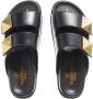 Valentino Garavani Loafers & ballerina schoenen Slide in zwart - Thumbnail 2