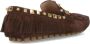 Valentino Garavani Loafers Plaster Claster Driver in bruin - Thumbnail 3