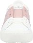 Valentino Garavani Low-Top Sneakers Calfskin Sneakers With Contrasting Band And Rubber in wit - Thumbnail 2
