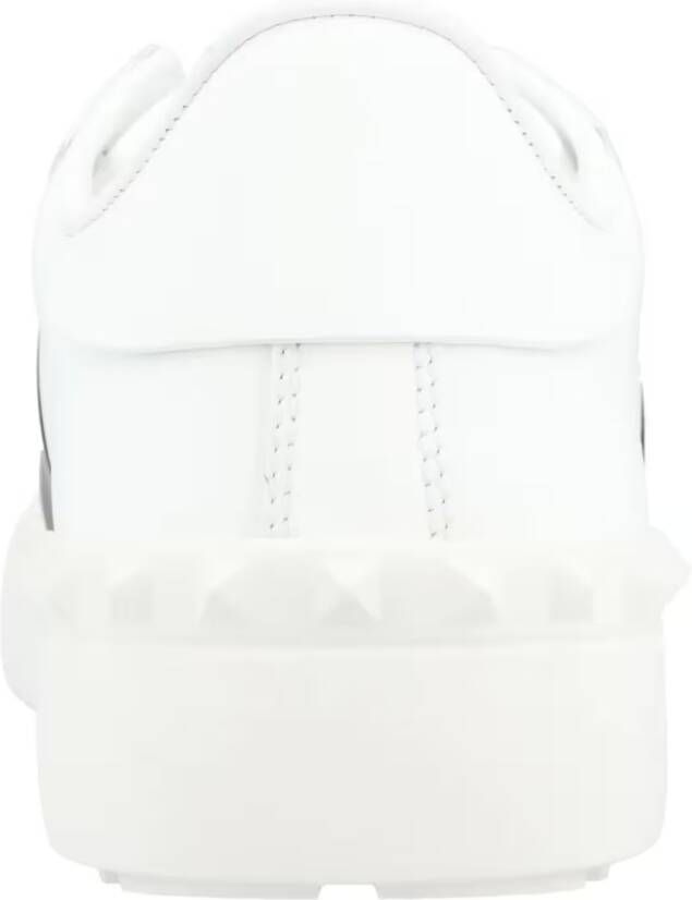 Valentino Garavani Low-Top Sneakers Calfskin Sneakers With Contrasting Bands And Rubbe in wit