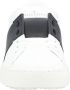 Valentino Garavani Low-Top Sneakers Calfskin Sneakers With Contrasting Bands And Rubbe in wit - Thumbnail 4