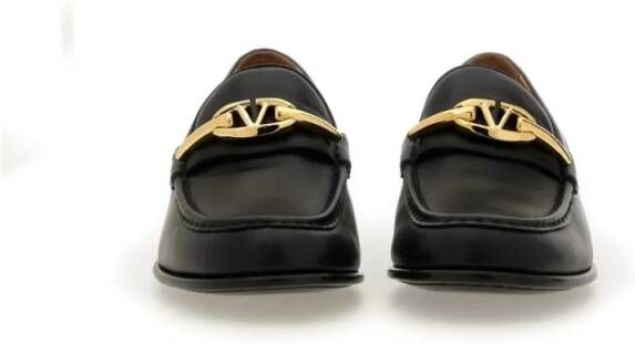 Valentino Garavani Moccasin Vlogo The Bold Edition in zwart