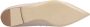 Valentino Garavani Pointed Toe Flat Shoes With Gold-Tone Rockstuds in roze - Thumbnail 3