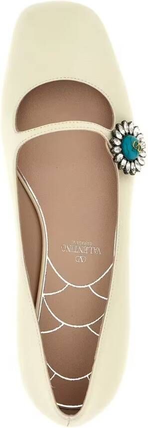 Valentino Garavani 'Preshoes' Ballet Flats in wit