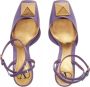 Valentino Garavani Pumps & high heels Ankle Strap Block Heels in paars - Thumbnail 2