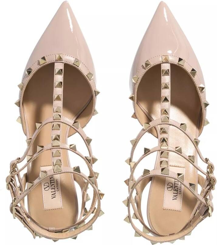 Valentino Garavani Pumps & high heels Rockstud Ankle Strap T.65 in beige