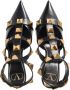 Valentino Garavani Pumps & high heels Rockstud Detailing Leather Pumps in zwart - Thumbnail 2