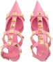 Valentino Garavani Pumps & high heels Rockstud Sandals in roze - Thumbnail 2