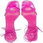 Valentino Garavani Pumps & high heels Sandals Chain 1967 Calfskin in roze - Thumbnail 4