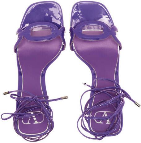Valentino Garavani Pumps & high heels Sandals Chain 1967 Calfskin in paars