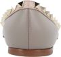 Valentino Garavani Rockstud Ballerina Flats With Silver Stud Embellis in grijs - Thumbnail 2