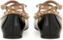 Valentino Garavani Rockstud Ballerina in zwart - Thumbnail 2