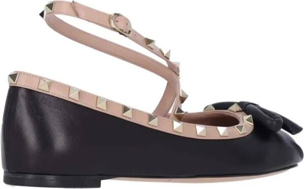 Valentino Garavani Rockstud' Flip-Flops – Black in zwart
