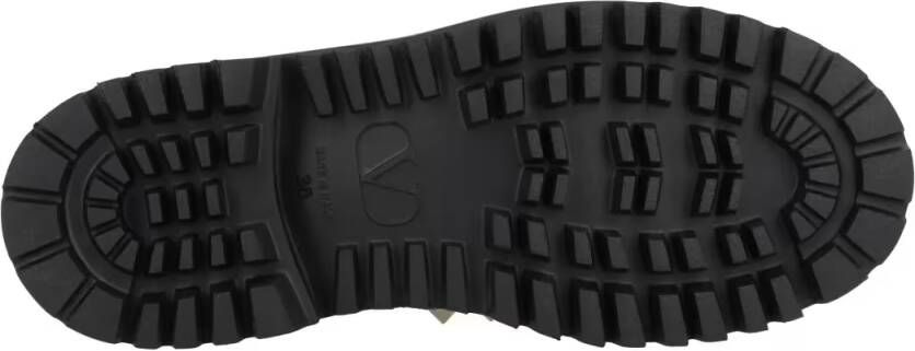Valentino Garavani Rockstud Leather Loafers in zwart
