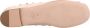 Valentino Garavani Rockstud Satin Ballerinas Nude in roze - Thumbnail 3