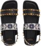 Valentino Garavani Sandalen County Sandal in zwart - Thumbnail 4