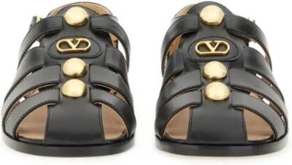 Valentino Garavani Sandalen Fisherman "Vlogo Signature" Sandal in zwart