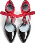 Valentino Garavani Sandalen Foliefoliage Sandal With Color-Block Design And Be in zwart - Thumbnail 4