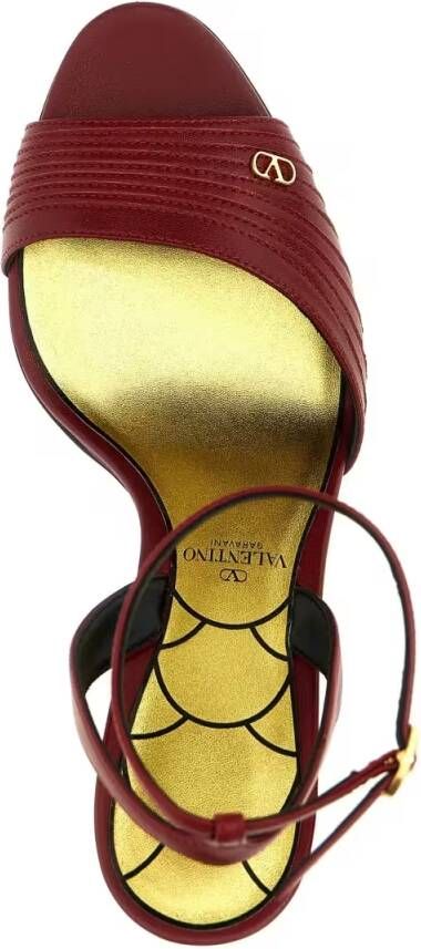 Valentino Garavani Sandalen 'Ladycrush' Sandals in rood