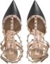 Valentino Garavani Sandalen met hak Ankle Strap in poeder roze - Thumbnail 3