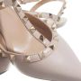 Valentino Garavani Sandalen met hak Ankle Strap in taupe - Thumbnail 2