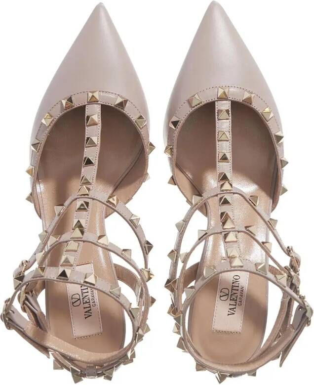 Valentino Garavani Sandalen met hak Ankle Strap in taupe