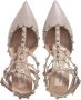 Valentino Garavani Sandalen met hak Ankle Strap in taupe - Thumbnail 3