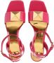 Valentino Garavani Sandalen One Stud Calfskin Sandals in roze - Thumbnail 2