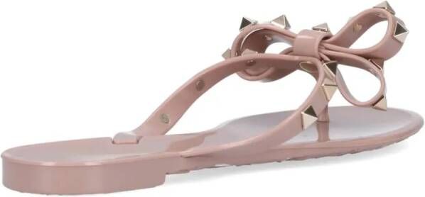 Valentino Garavani Sandalen "Rockstud" Flip Flops – Pink in roze