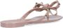 Valentino Garavani Sandalen "Rockstud" Flip Flops – Pink in roze - Thumbnail 2