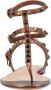 Valentino Garavani Sandalen Rockstud Open Toe Sandals Bronze in bruin - Thumbnail 4