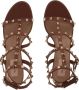 Valentino Garavani Sandalen Rockstud Sandals in bruin - Thumbnail 3