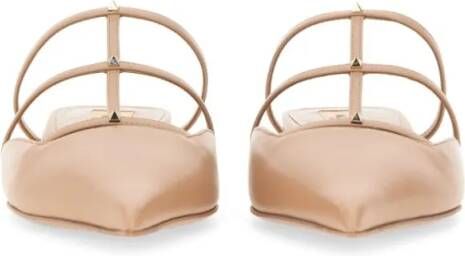 Valentino Garavani Sandalen Rockstud Wispy Mules in beige