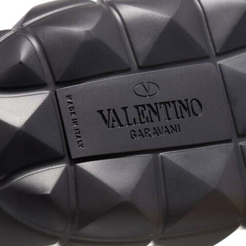 Valentino Garavani Sandalen Roman Stud Turtle Slides in zwart