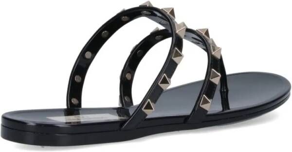 Valentino Garavani Sandalen 'Roman Studs' Sandals – Black in zwart