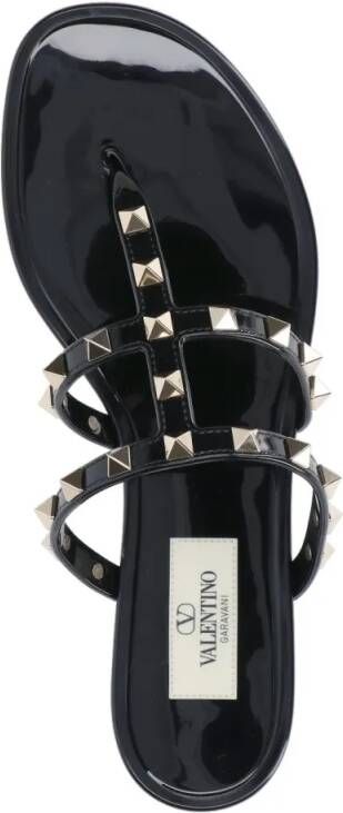 Valentino Garavani Sandalen 'Roman Studs' Sandals – Black in zwart
