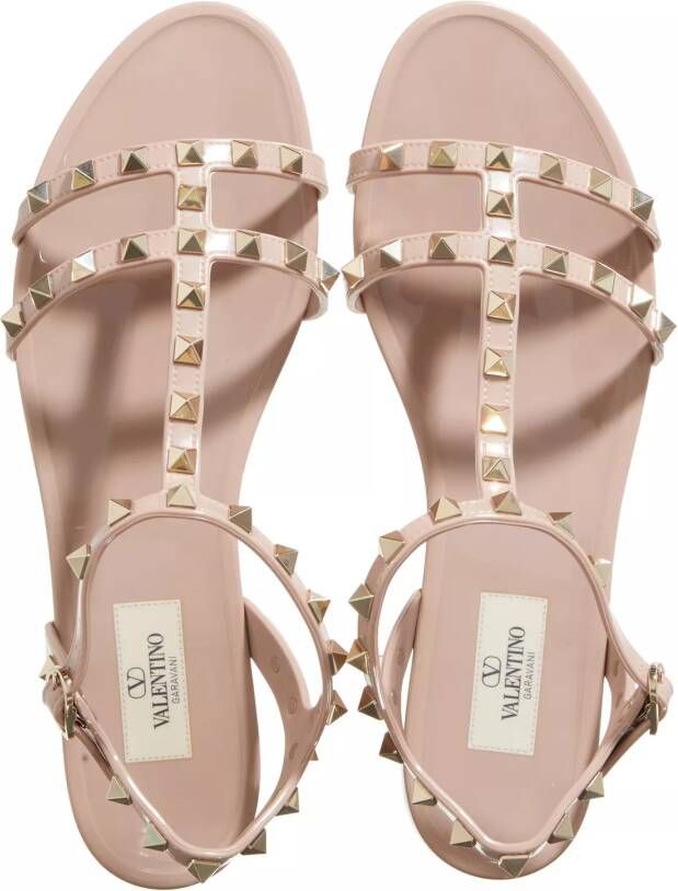 Valentino Garavani Sandalen Sandal Summer Rockstud in poeder roze