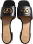 Valentino Garavani Sandalen Slide Antique Brass in zwart - Thumbnail 4