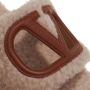 Valentino Garavani Sandalen Slide Vlogo Cut-Out in beige - Thumbnail 2
