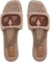 Valentino Garavani Sandalen Slide Vlogo Cut-Out in beige - Thumbnail 3