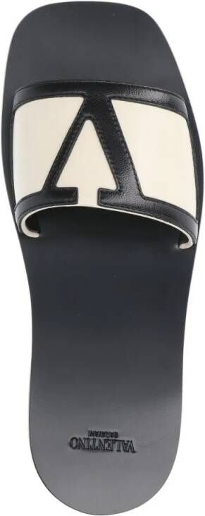 Valentino Garavani Sandalen Superstar' Slide Sandals – Black in zwart